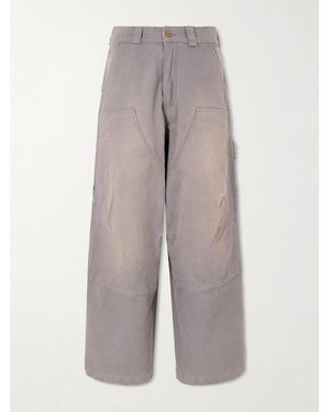 Willy Chavarria Stockton Wide-leg Jeans - Grey