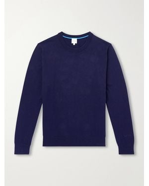 Paul Smith Cotton-jersey Jumper - Blue