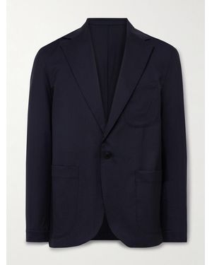 STÒFFA Unstructured Wool Suit Jacket - Blue