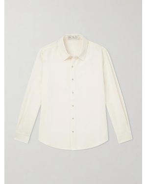 God's True Cashmere Linen-Twill Shirt - Natural