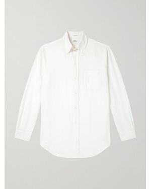 Hartford Cotton-Oxford Shirt - White