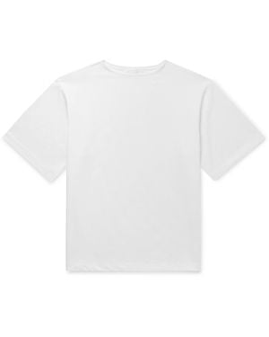 Amomento Cotton-Blend Jersey T-Shirt - White