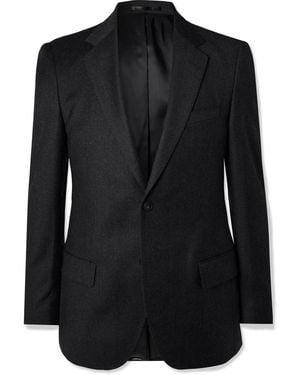 MR P. Slim-Fit Wool-Flannel Suit Jacket - Black