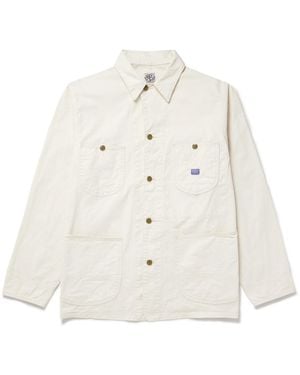 Kapital Rough-Face Printed Cotton-Twill Overshirt - White