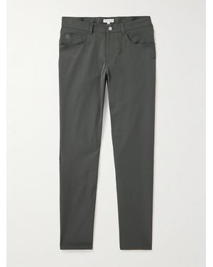 Peter Millar Eb66 Slim-fit Straight-leg Tech-twill Golf Trousers - Grey