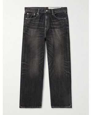 Neighborhood Dp Basic Straight-Leg Selvedge Jeans - Grey