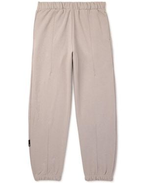 On Shoes Club Tapered Organic Cott-Blend Jersey Sweatpants - White