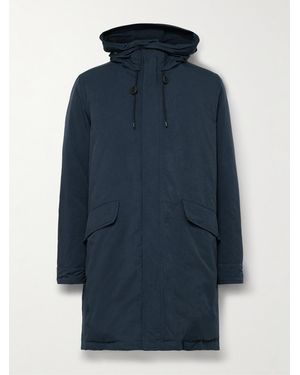 Aspesi Padded Shell Hooded Parka - Blue
