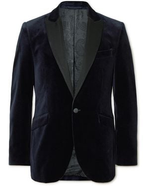 Favourbrook Cotton-Velvet Tuxedo Jacket - Black