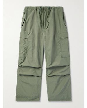 Beams Plus Straight-leg Nylon Cargo Trousers - Green