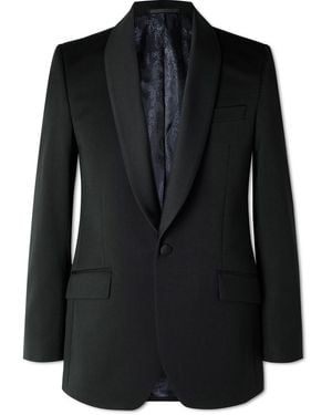 Favourbrook Hampton Shawl-collar Grosgrain-trimmed Wool Tuxedo Jacket - Black