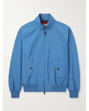 Baracuta G9 Cotton-Blend Harrington Jacket - Blue