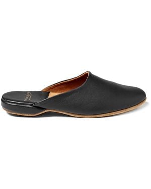 Derek Rose Morgan Leather Slippers - Brown