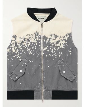 Noma T.D Hand-Dyed Cotton-Twill Gilet - Grey
