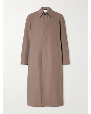 Oliver Spencer Lothian Cotton-Blend Twill Trench Coat - Brown