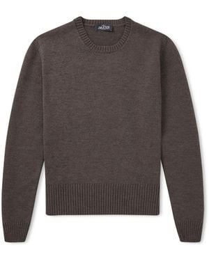 J. Mueser Merino Wool Sweater - Gray