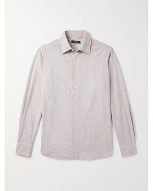 Slowear Glanshirt Slim-fit Cotton-twill Shirt - White