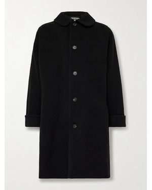 Bode Bell Wool Coat - Black