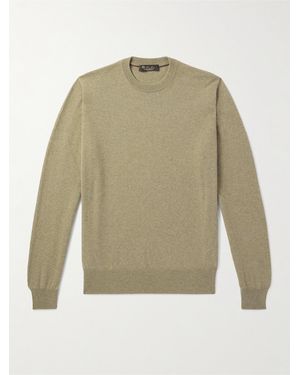Loro Piana Slim-Fit Baby Cashmere Jumper - Natural