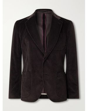 Paul Smith Cotton-Blend Corduroy Suit Jacket - Schwarz