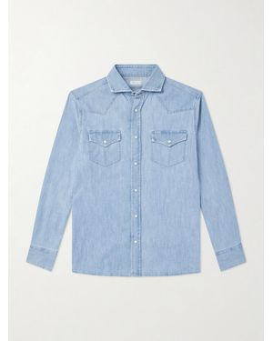 Brunello Cucinelli Denim Shirt - Blue