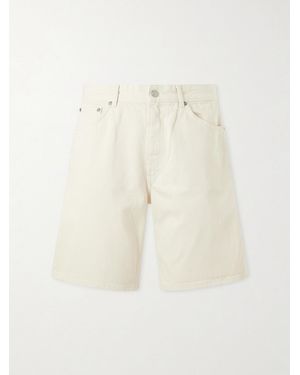 NN07 Otis Straight-Leg Organic Denim Shorts - Natural
