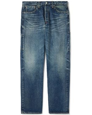 Human Made Future Straight-Leg Selvedge Jeans - Blue