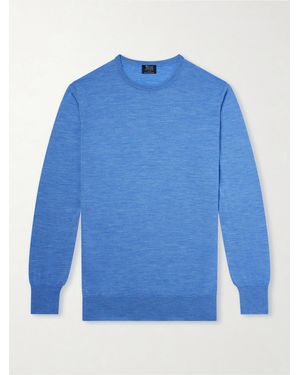 William Lockie Merino Wool Sweater - Blau