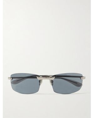 Acne Studios Abello Rimless Rectangular-Frame-Tone Sunglasses - Grey
