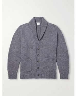 Eleventy Wool-Blend Cardigan - Blau