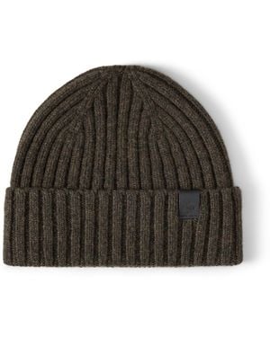 Mulberry Ribbed Knit Beanie Juniper - Green