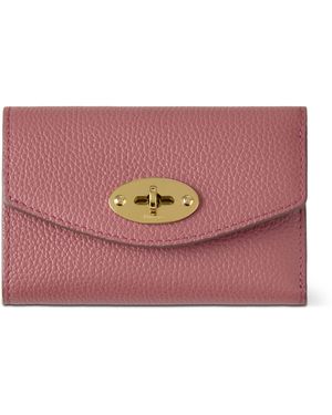 Mulberry Darley Folded Multi-Card Wallet Scrumpy - Pink