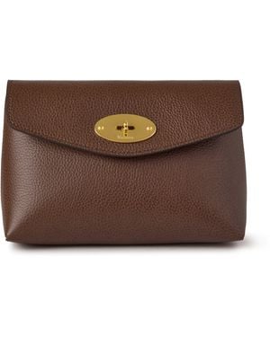 Mulberry Darley Cosmetic Pouch - Brown