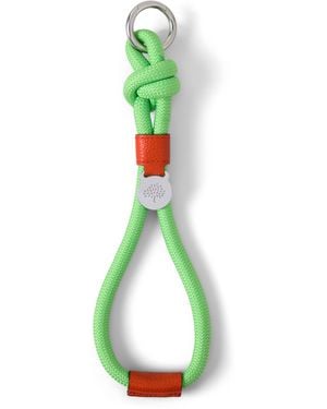 Mulberry Rope Keyring Mixed - Green