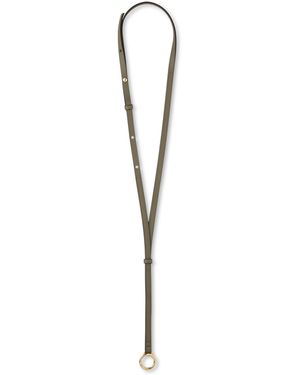 Mulberry Lanyard Linen - Metallic