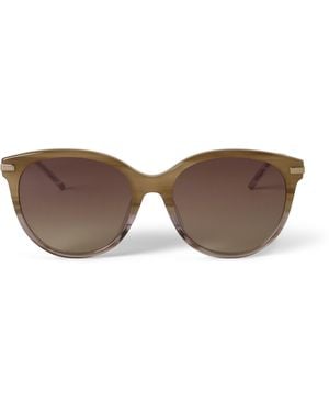 Mulberry Megan Sunglasses Blonde Horn - Brown