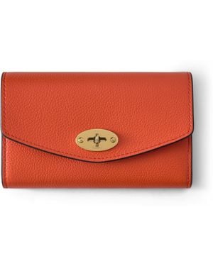 Mulberry Medium Darley Wallet Coral - Red