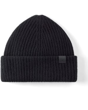 Mulberry Chunky Ribbed Beanie - Blue