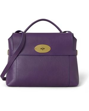 Mulberry Leather Stevie Top Handle Amethyst - Purple