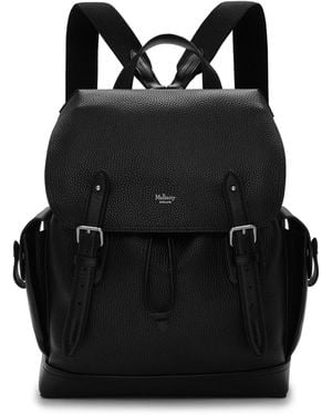 Mulberry Rye Leather Messenger Bag - Black