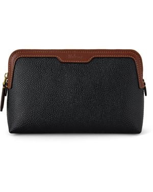 Mulberry Small Cosmetic Pouch-Cognac - Black