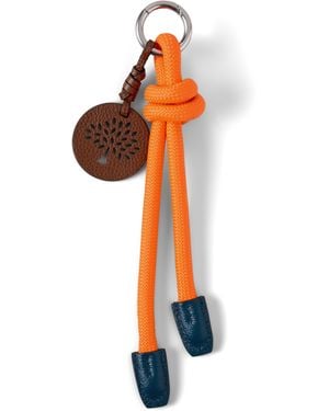 Mulberry Rope Keyring - Orange