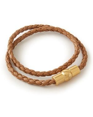 Mulberry Iris Double Bracelet - Brown