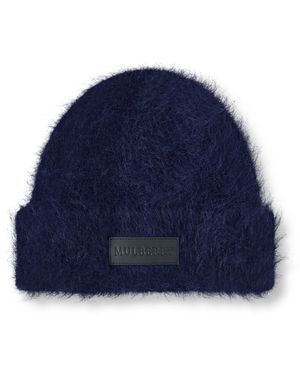 Mulberry Solid Mohair Beanie Night Sky - Blue