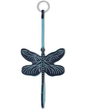 Mulberry Dragonfly Keyring Night Sky - Blue