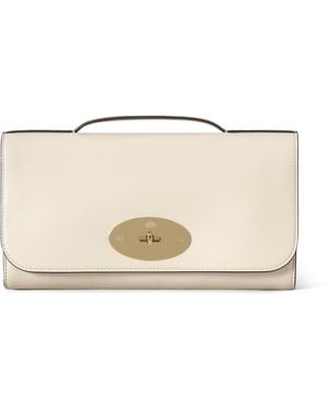 Mulberry Lily Clutch Buttery Nappa - Natural