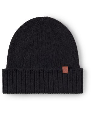 Mulberry Cashmere Beanie - Black