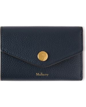 Mulberry Folded Multi-Card Wallet Night Sky - Blue