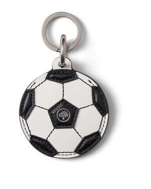 Mulberry Football Keyring - Metallic