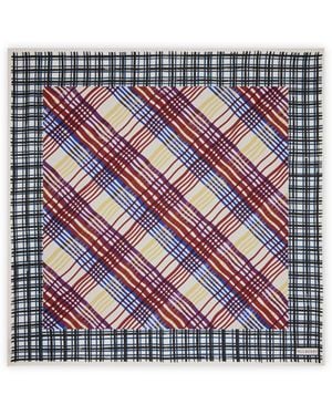 Mulberry Large Square Scarf - Purple